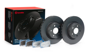 Tesla Model 3 Brake Kit - Front - Brembo OE - Beyond EV Kit Disc-Pad - `13-`17 Tesla Model 3 Brake Kit - Front - Brembo OE - Beyond EV Kit Disc-Pad - `13-`17